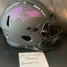 Zay Flowers Baltimore Ravens Autographed Original Football Helmet JSA