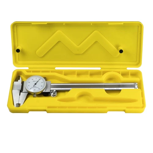 (R) 0-6" 4 Way Dial Caliper .001" Shock Proof Imperial Carbon Steel