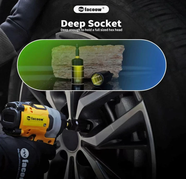 55PCS Impact Nut Driver Set, Magenetic Nut Driver Set for Impact Drills and Prem - Image 4 of 4