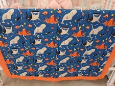 Hand Made Finding Dory Nemo Baby Banket 44×36in