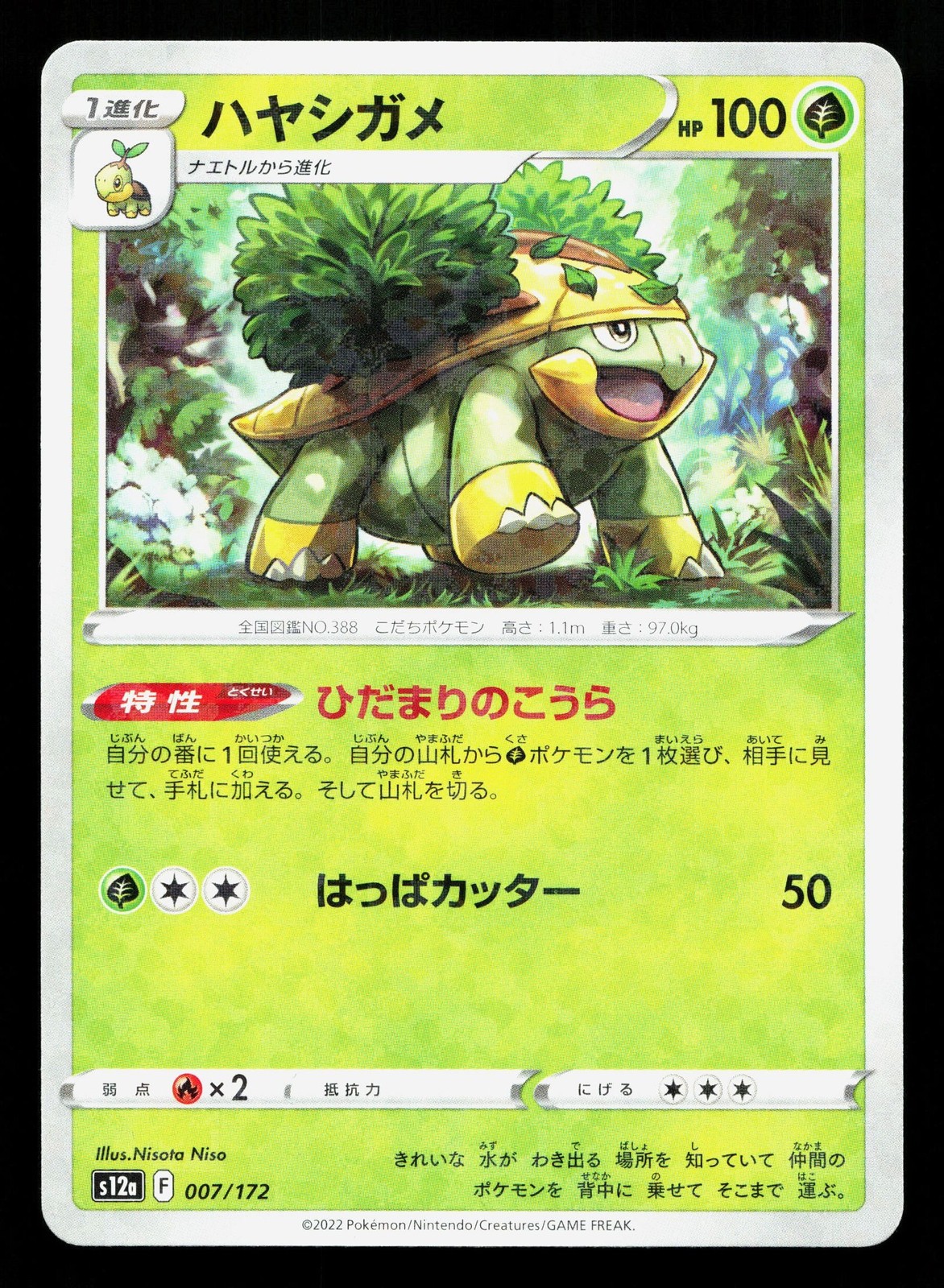 Grotle 007/172 VSTAR Universe NM Reverse Holo Japanese Pokemon Card TCG