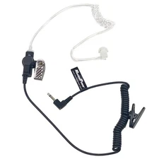 3.5mm Receiver/listen Only Surveillance Headset Earpiece with Clear Acoustic Coi