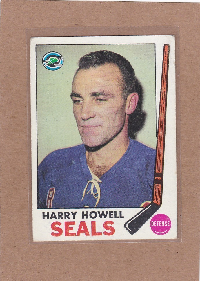 1969-70 TOPPS HOCKEY HARRY HOWELL #79 SEALS VGEX *A43789
