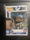 Barry Sanders Signed Funko Pop #81 Lions - Schwartz COA