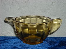 Akro Agate Large Interior Panel Creamer Topaz