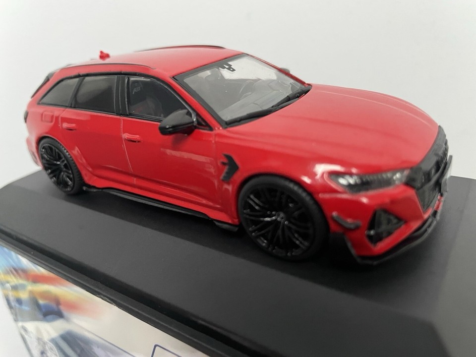 Solido 1:43 Audi RS6-R ABT Année de construction 2022 rouge misano