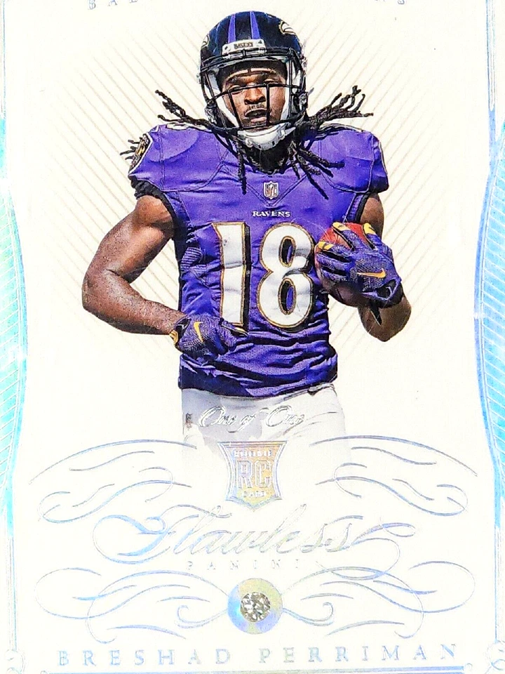 Panini Flawless True 1/1 #133 2015 Breshad Perriman radiocontrol novato *Real Diamond* Foto 3 de 4
