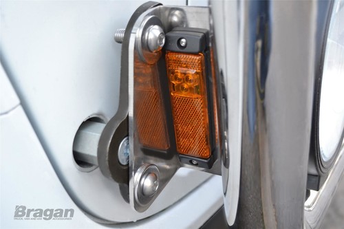Barra de luz para parrilla D + 9" puntos para adaptarse a DAF LF 55 anterior 2014 frontal de acero inoxidable - Imagen 6 de 12