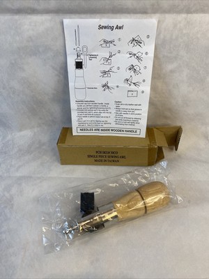 New In Plastic Sewing Awl Leather Work Tent Repair