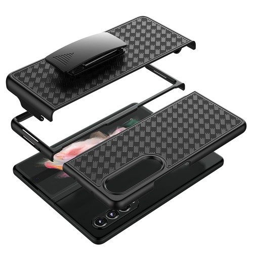 For Samsung Galaxy Z Fold/Flip 3 4 Shockproof Case Cover with Belt Clip Holster - Picture 6 of 8