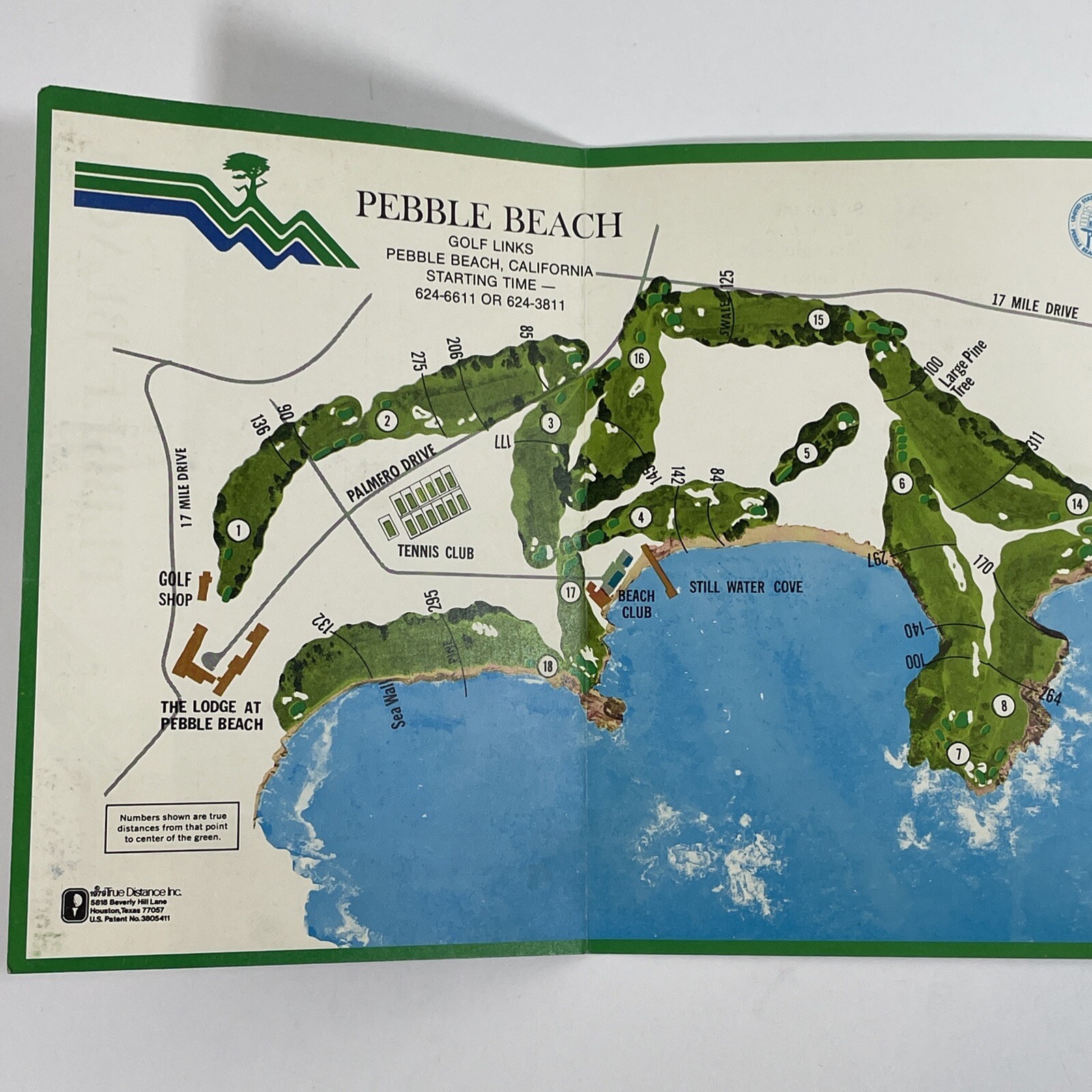 1979 Pebble Beach Scorecard Unused Nice Vintage Golf eBay