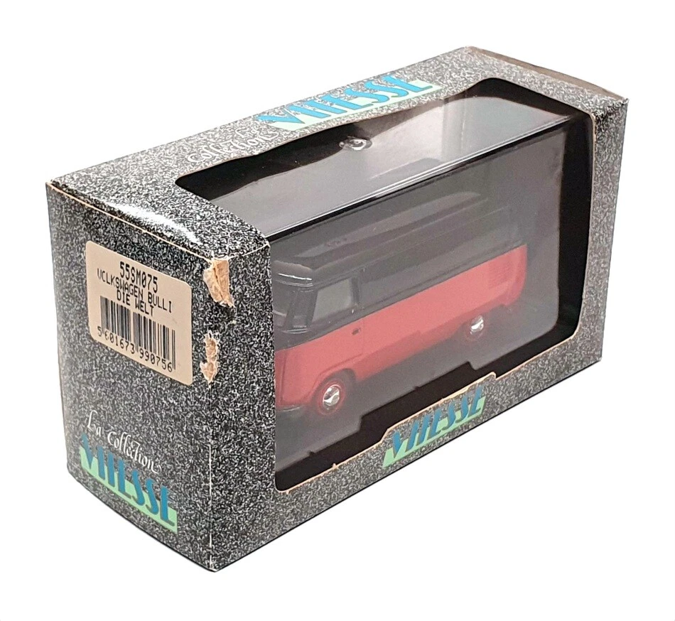 Vitesse escala 1/43 55SM075 - Volkswagen Van Bulli Die Welt - rojo/negro Foto 4 de 4
