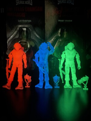 GI JOE BLACKMAJOR GLOW IN THE DARK SNOW SERPENTS   