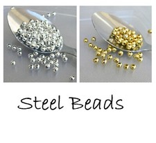 Steel Round Metal Beads 4mm 100 Pcs Ur PICK
