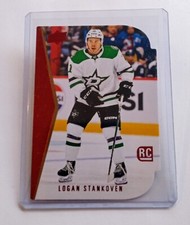 Logan Stankoven 2024-2025 Upper Deck Hockey Series 1 Rookie Red Die Cut #RDT-3