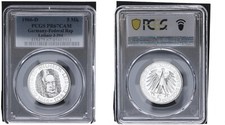 5 Mark 1966D Leibniz Gedenkm&uuml;nze PCGS zertifiziert Polierte Platte (PP)   88611
