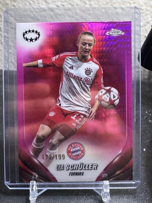 2023/24 Topps Chrome UEFA Women s Champion league #93 Lea Schuller # d /199