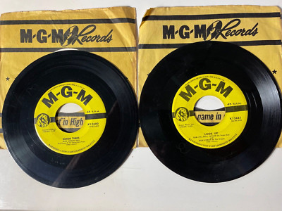 Sam the Man Taylor & Dick Hyman TWO 45's Look up & Mandolins Of Venice MGM