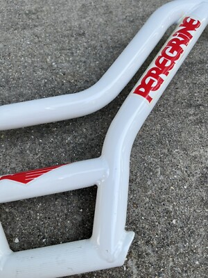 Vintage White Peregrine Q II Bars Q2 Ladder BMX Handlebars Old