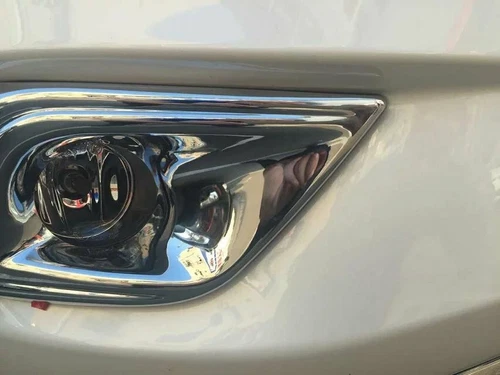 1Pair ABS Chrome Front Fog Light Lamp Trim Cover For Nissan Murano 2015-2018 - Picture 5 of 6