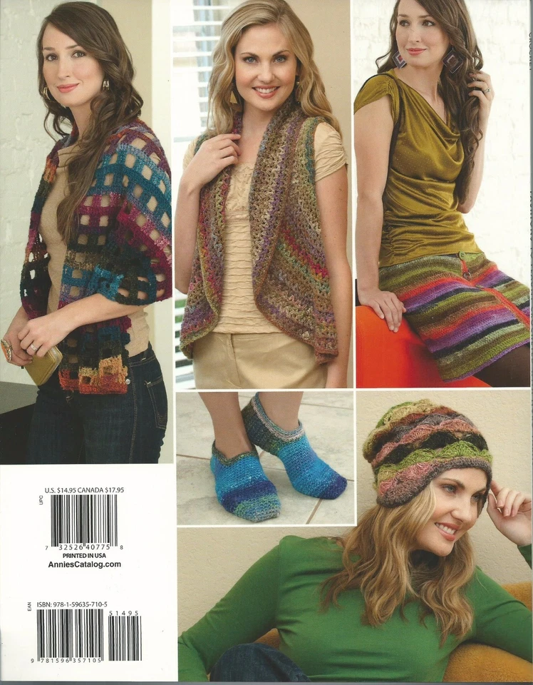 Fashions to Flaunt with Noro Yarns Crochet Instruction Pattern Book Annie's NEW - Image 4 of 4