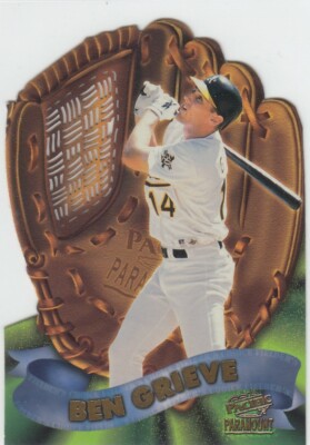1998 Ben Grieve Pacific Paramount FIELDER'S CHOICE Glove Insert #12 - Oakland