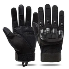 Military Tactical Full Finger Men Hard Solid Gloves