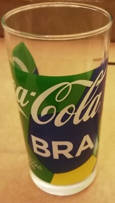 Ancien Verre Publicitaire Coca-Cola Brésil – Édition FIFA Coupe Du Monde 2018