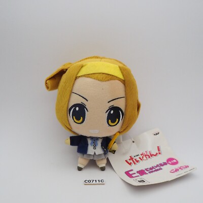 K-On! Ritsu Tainaka C0711C Banpresto 2009 Prize Plush 6'' Toy TAG Doll Japan