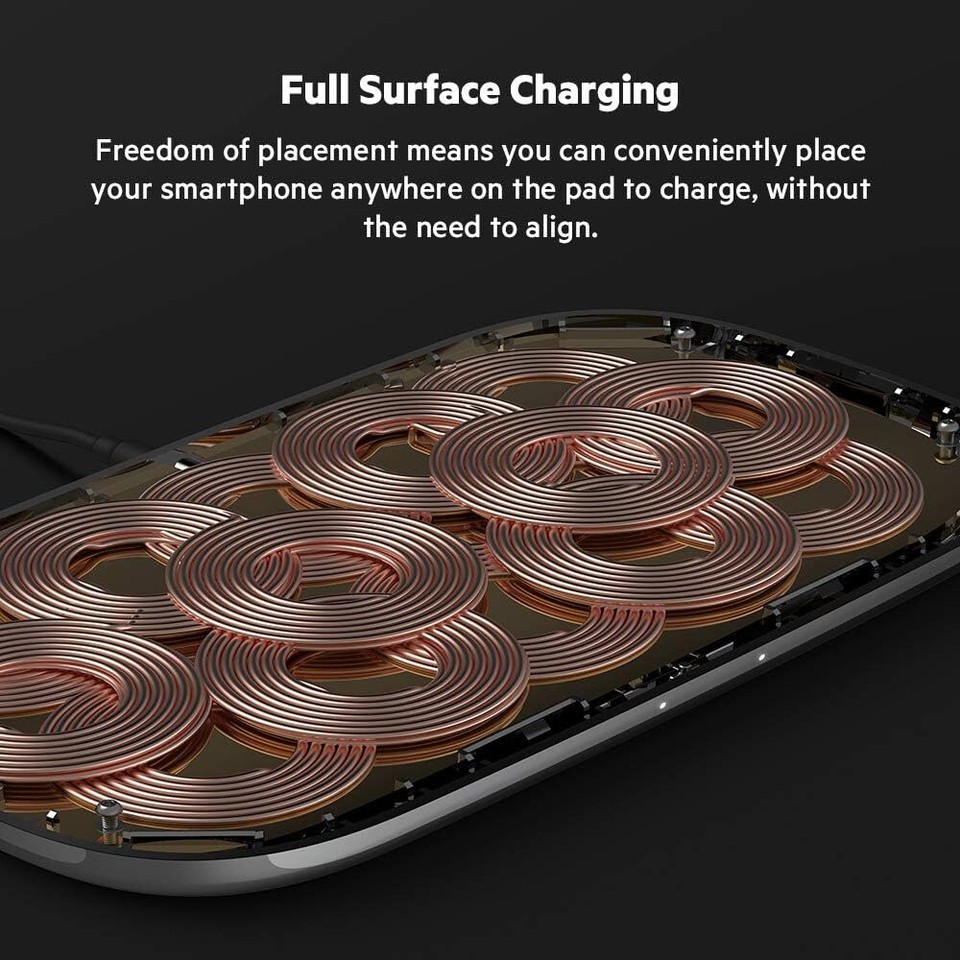 TrueFreedom Pro Wireless Charging Pad 10W QiCertified Charger Pad