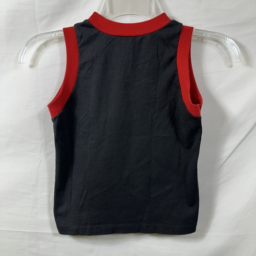 Vtg Galactic Forces All Pro Boys Size 7 USA Made Sleeveless T-Shirt Retro Tee - Picture 6 of 8