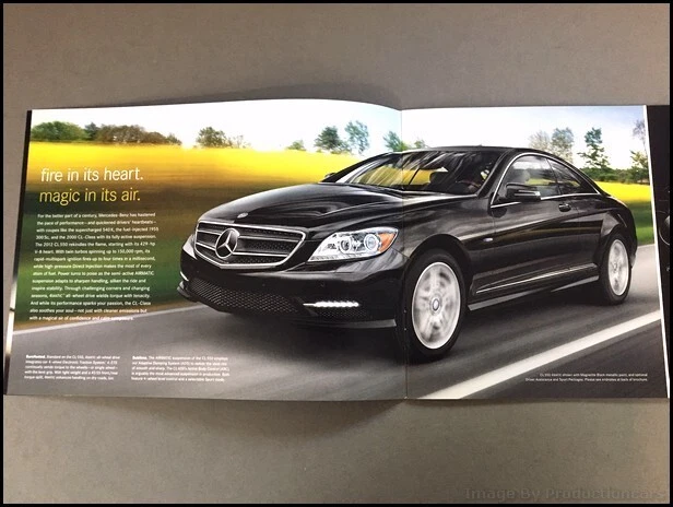 2012 Mercedes Benz CL-Class CL550 CL600 20-page Original Sales Brochure Catalog - Image 3 of 4