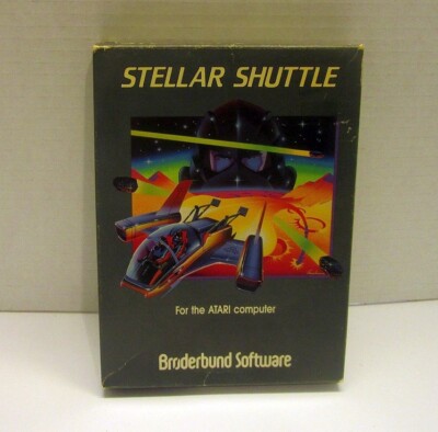 RARE Stellar Shuttle by Broderbund for Atari 400/800