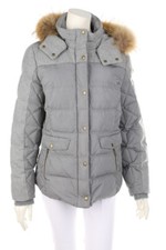 MILESTONE Giacca Piumino Reale Pelliccia Trim D 42 Grigio Lorena