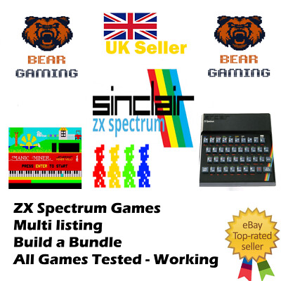 Sinclair Zx Spectrum Spiele Multi Listing Bundle erstellen und speichern - alles getestet