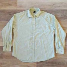Van Heusen Long Sleeve Button Down Shirt Green Size L