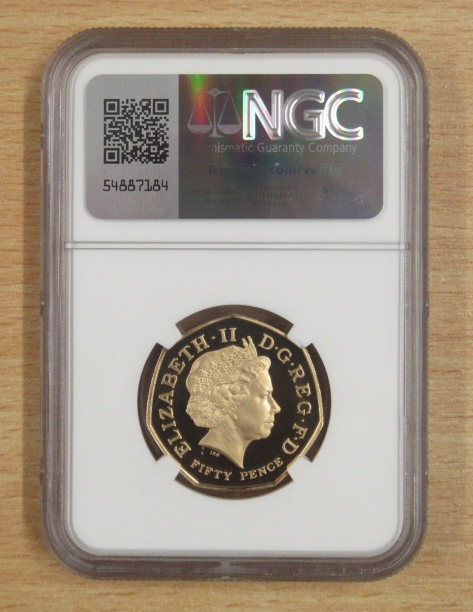 2009 Royal Mint Kew Gardens 50p fifty pence Gold Proof Coin PF70 ULTRA