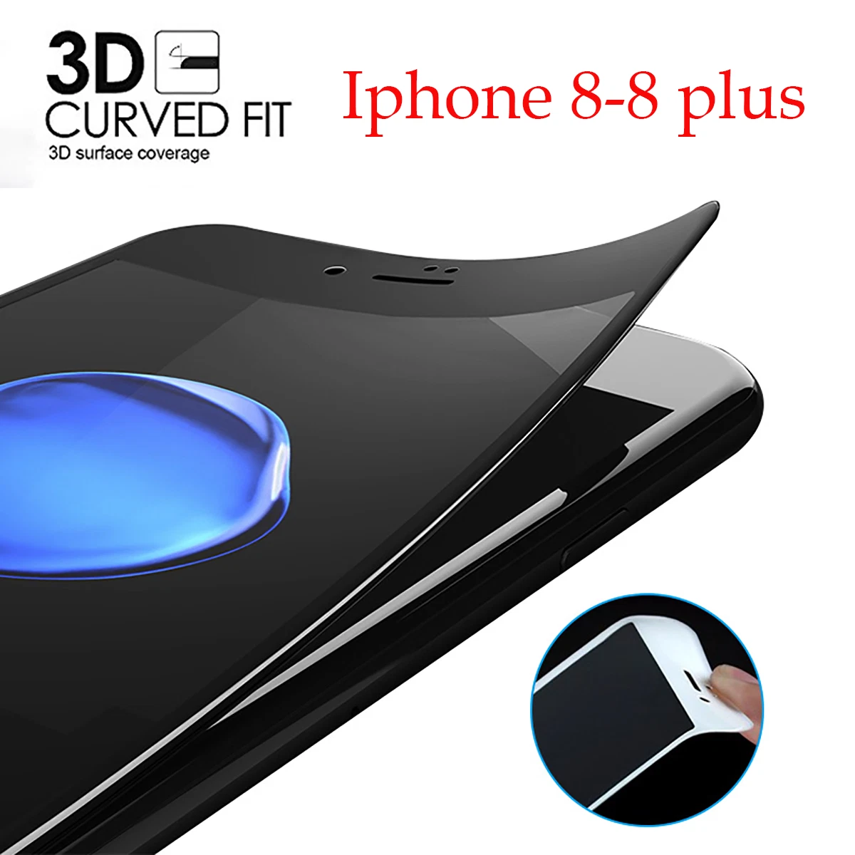 TECHGEAR [2 Pezzi] Privacy 3D Vetro Per IPhone 8/7/6: Pellicola Antispia In Vetro Temperato Copertura Completa