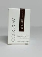 Ecobrow Defining Brow Wax PENELOPE Brunette .121 oz Eye Brows NEW