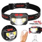 <!--F#f_0-->Motion LED Head Torch Headlight Camping Headlamp USB Rechargeable Waterproof<!--F/-->