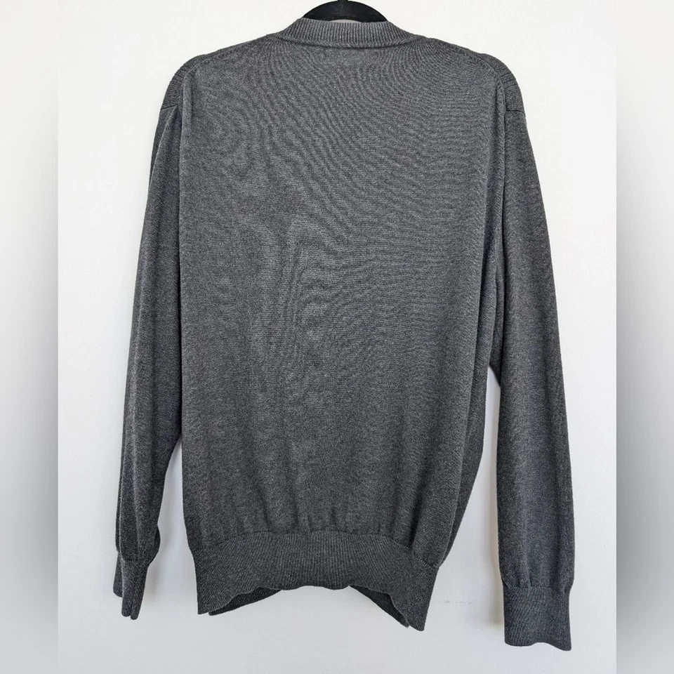 Cárdigan para hombre F/X Fusion mezcla de algodón tejido botón delantero 2 bolsillos talla M Foto 2 de 4