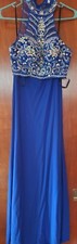 Alyce Prom Dress, 2-Piece, Blue, Size 0