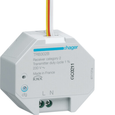 Hager TRB302B 2fach Funkmodul 230V quicklink