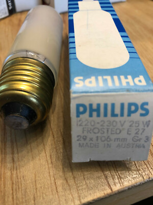 Philips Halo Pro Matte Frozen 25W E27 Dimmable 29x106mm Merchandise Conf 230V