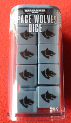 Games Workshop Warhammer 40k Space Wolves Dice Set New