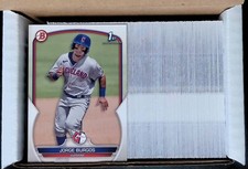 250x JORGE BURGOS GUARDIANS RC 1st card 2023 BOWMAN PROSPECTS BP98  250 CARD LOT