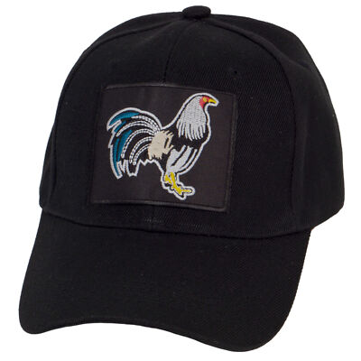 Top Headwear Rooster Hat - Gamecock Adjustable Cap, Black