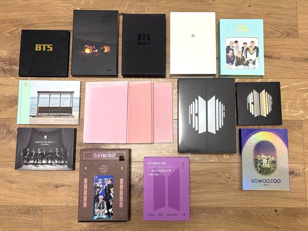 BTS Album CD DVD Lot Set No Photocards Some Extras Missing K-Pop