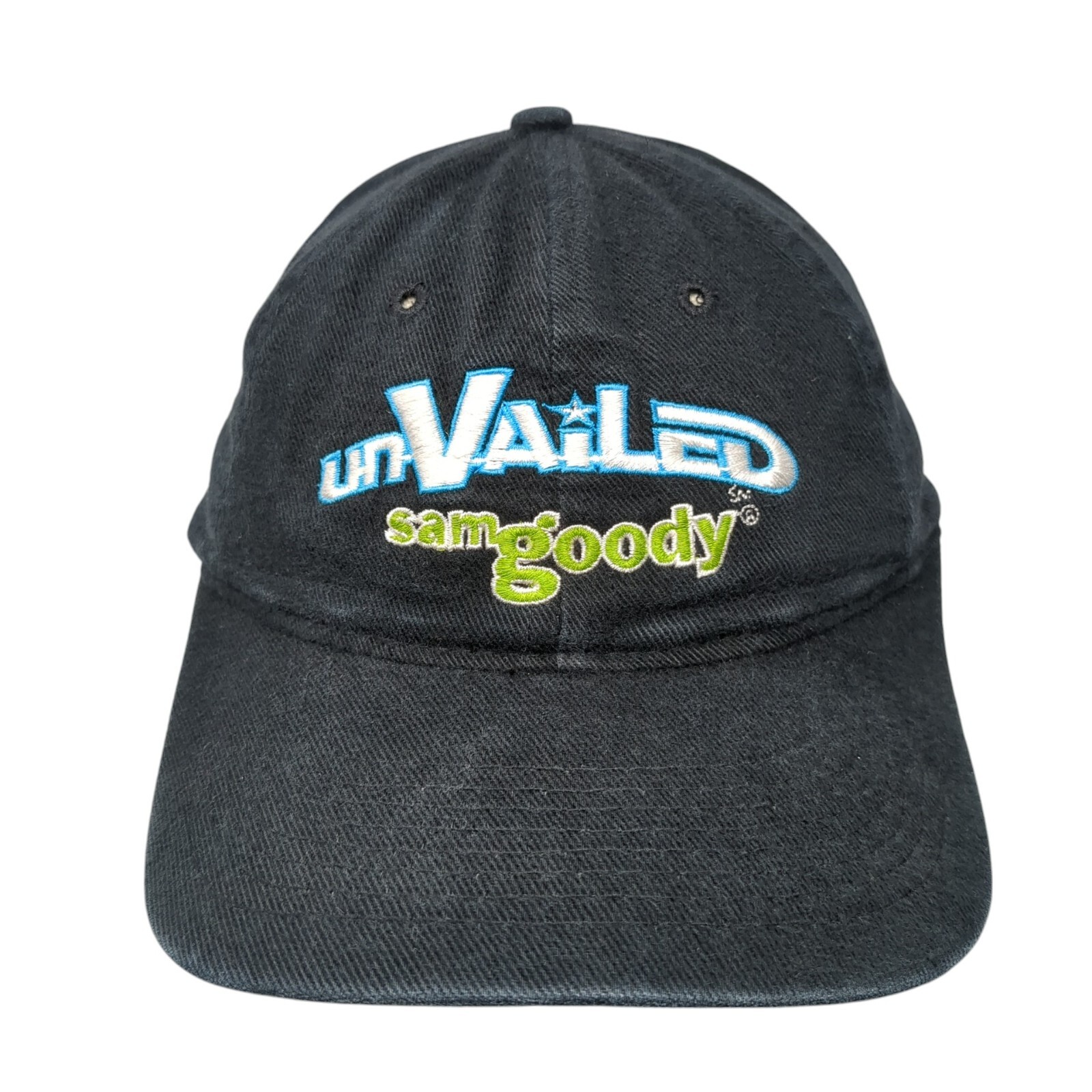 Sam Goody Slideback Adjustable Black Hat by King Caps  