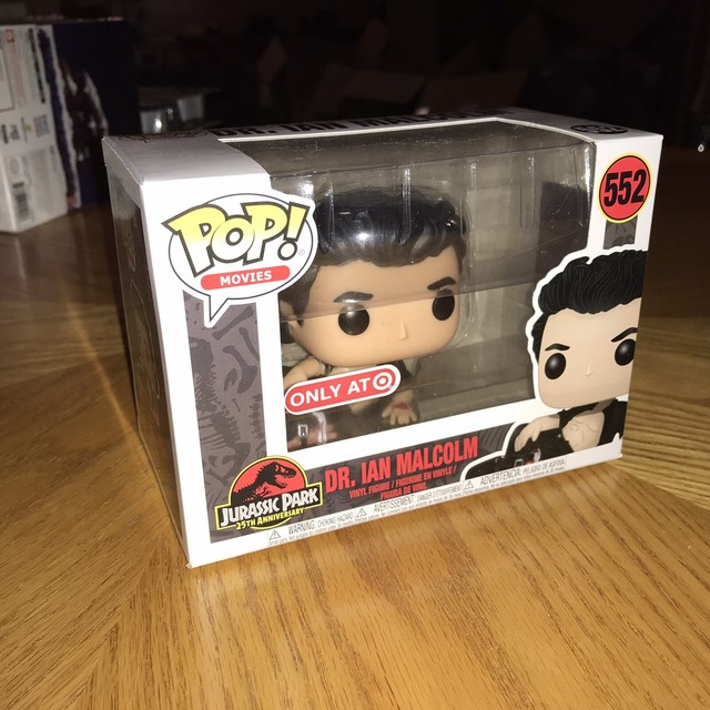 Funko Pop Dr. Ian Malcolm Wounded #552 Jurassic Park 25th Target for sale online | eBay